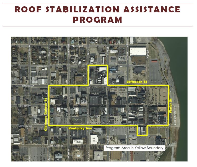 program area for roof stabilization grant